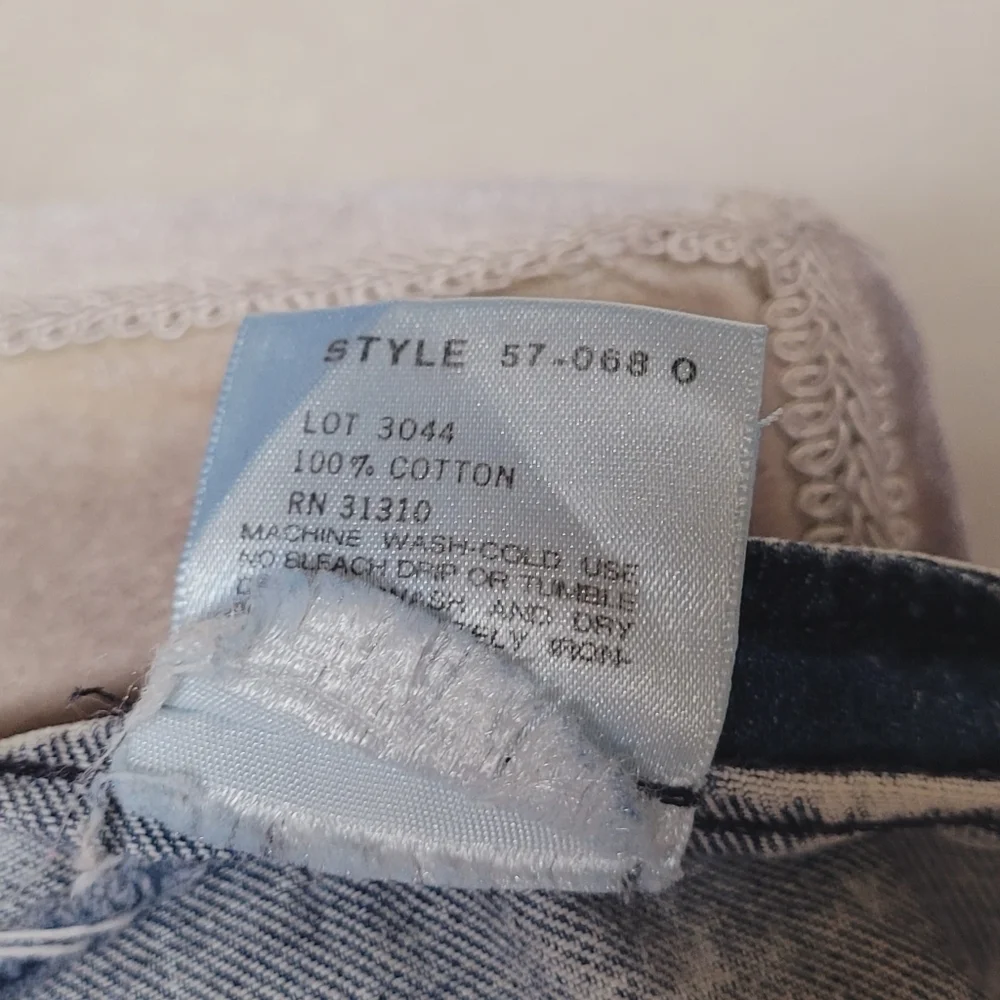 80s Vintage Amy Too Byer California Acid Wash Cotton Lace-up Mini Skater Dress S - Picture 16 of 16